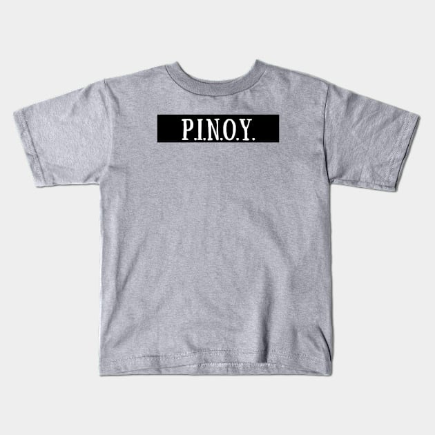 pinoy pride Kids T-Shirt by CatheBelan